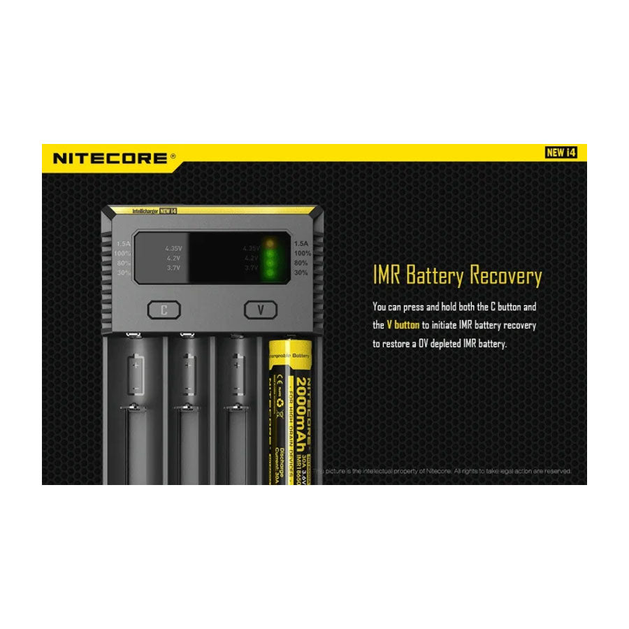 Nitecore Intellicharger i4 smart charger