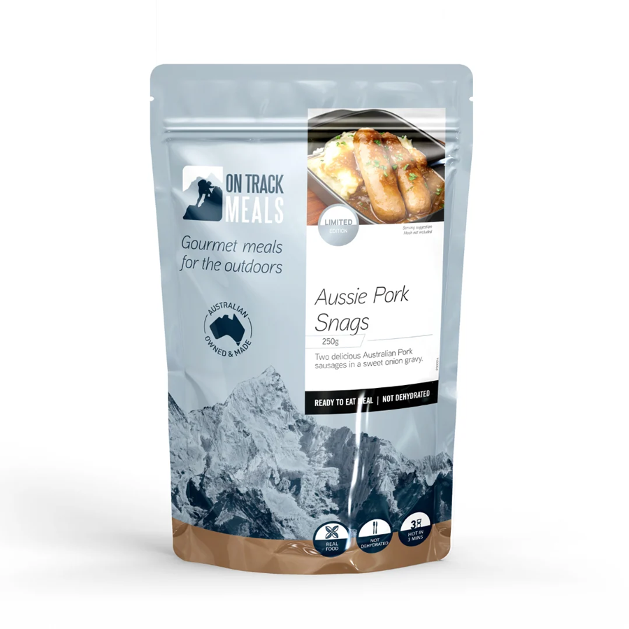 On Track Meals Aussie Pork Snags | Tactical Gear AU Tactical Gear