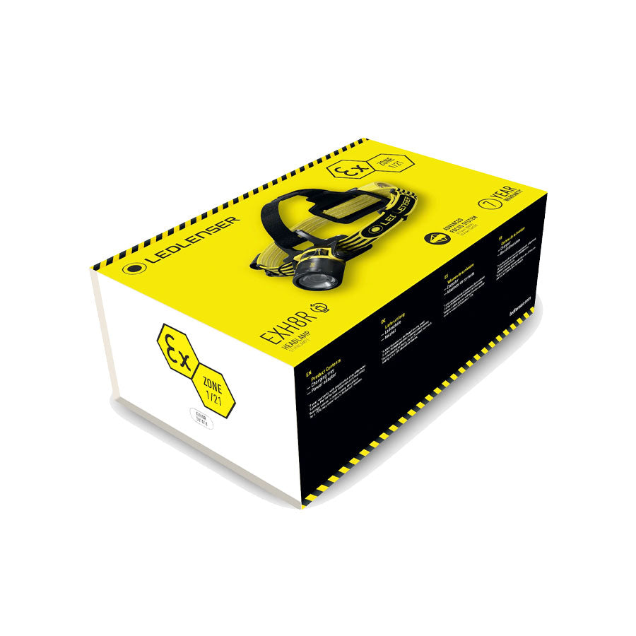 Ledlenser EXH8R Intrinsically Safe 200 Lumens Rechargeable IP68 Advanced Focus Zone 1/21 Headlamp