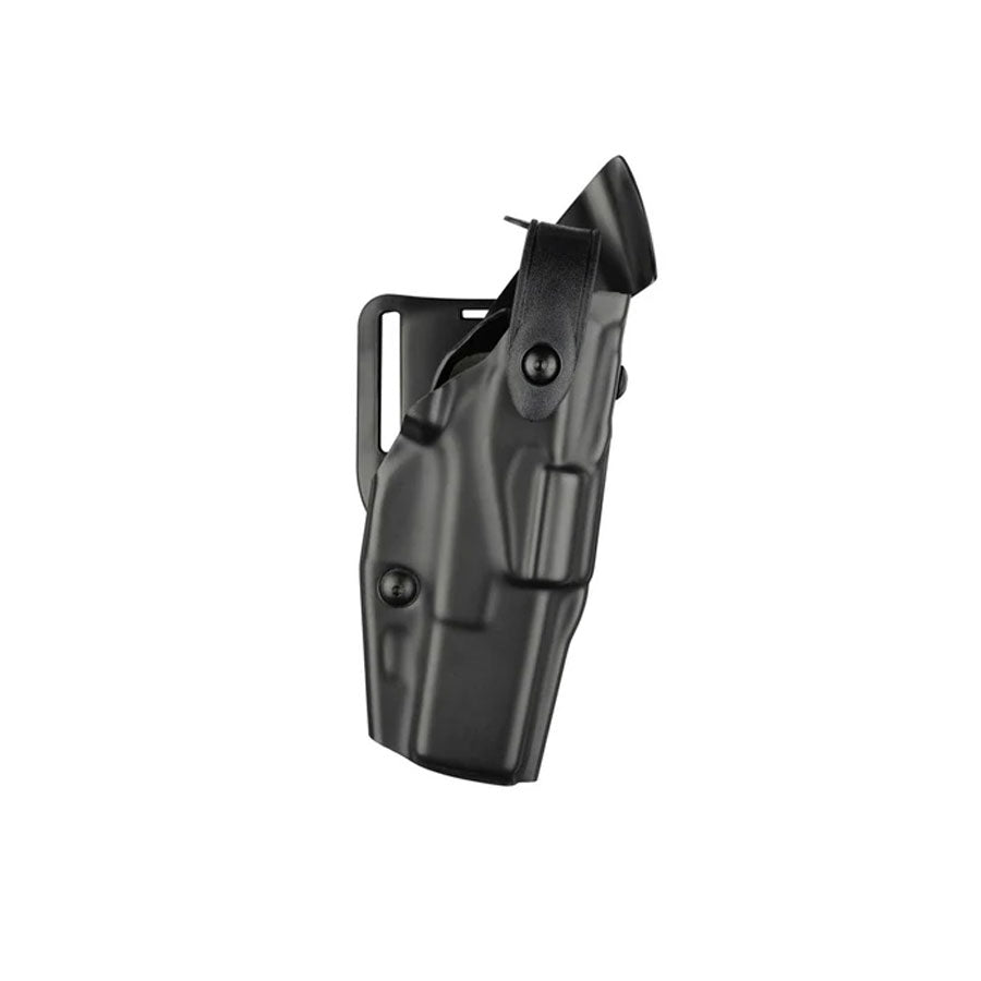 Safariland Model 6360 ALS/SLS Mid-Ride, Level III Retention Duty Holster for Glock 17 - Black STX Plain Finish Right Hand