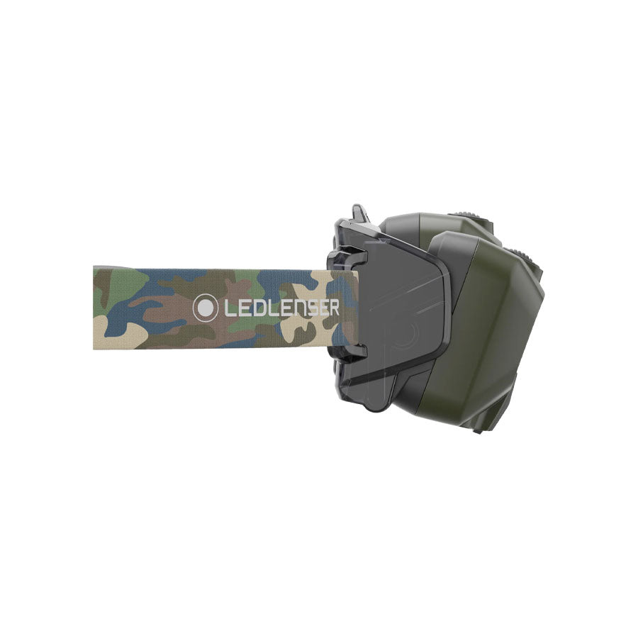 Ledlenser HF8R Core RGB 1600 Lumens Rechargeable IP68 Adaptive Light Beam Technology Headlamp Camo