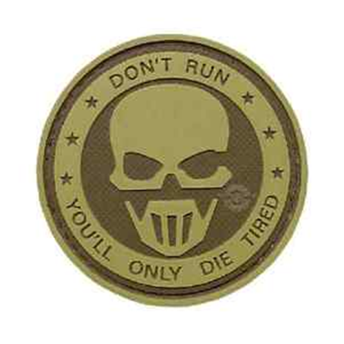 5ive Star Gear PVC Morale Patch Dont Run Ghost Accessories 5ive Star Gear Tactical Gear Supplier Tactical Distributors Australia