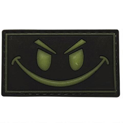 5ive Star Gear PVC Morale Patch Glow Smile Accessories 5ive Star Gear Tactical Gear Supplier Tactical Distributors Australia