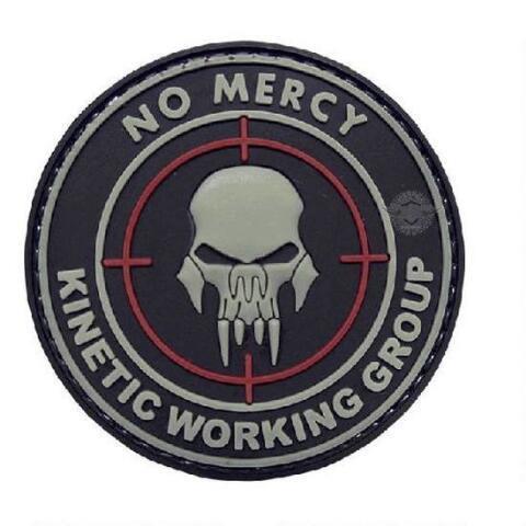 5ive Star Gear PVC Morale Patch No Mercy Accessories 5ive Star Gear Tactical Gear Supplier Tactical Distributors Australia