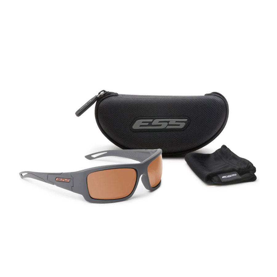 ESS Credence Sunglasses Gray Frame Mirrored Copper Lens