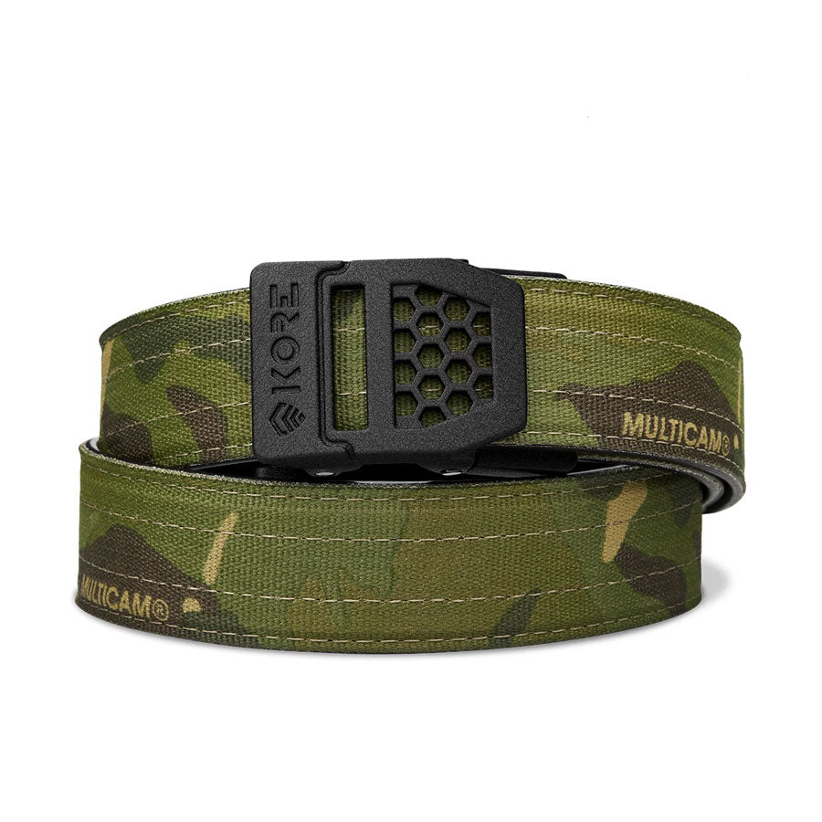 KORE Essentials Tactical Nylon Gun Belt 1.5" Multicam Tropical