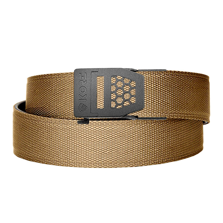 KORE Essentials Tactical Nylon Gun Belt 1.5" Coyote