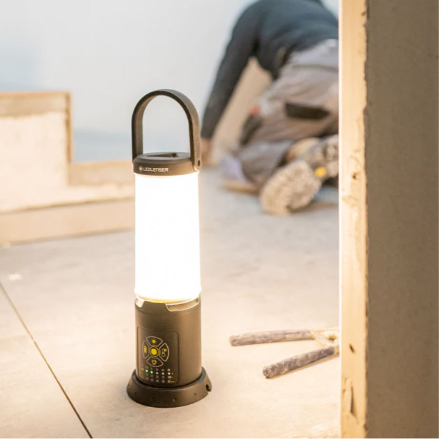 Ledlenser AL10R Work 6300 Lumens Rechargeable/Mains Hybrid Lantern IP67 Diffuser & Tunable White Light
