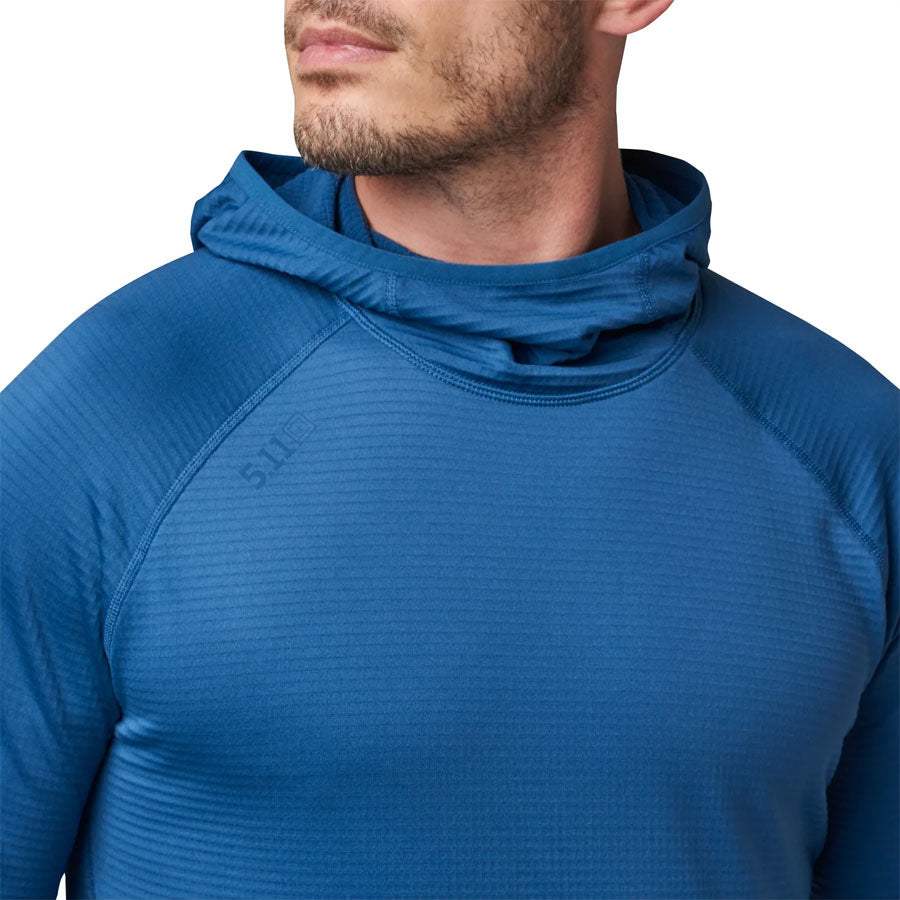 5.11 Tactical Stratos Long Sleeve Hoodie Ensign Blue