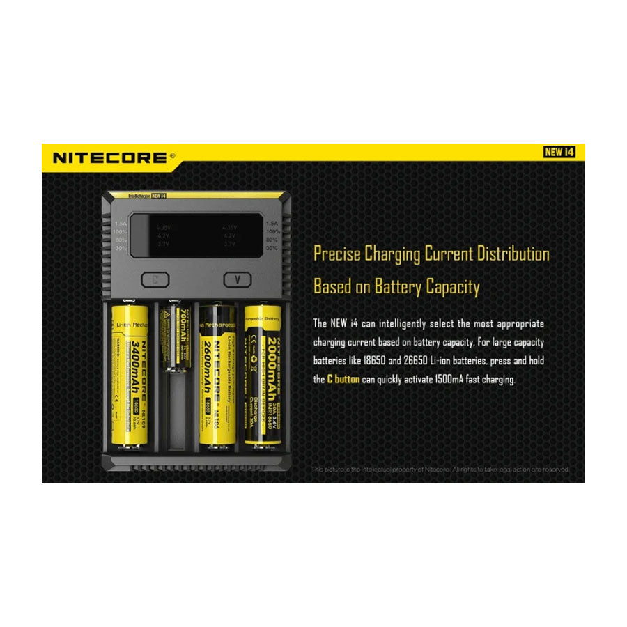 Nitecore Intellicharger i4 smart charger