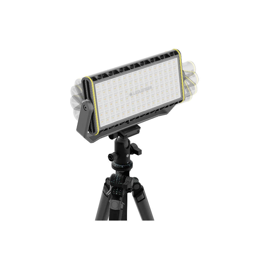 Ledlenser AF12R Work 8000 Lumens Rechargeable/Mains Hybrid Floodlight IP67 Diffuser & Tunable White Light