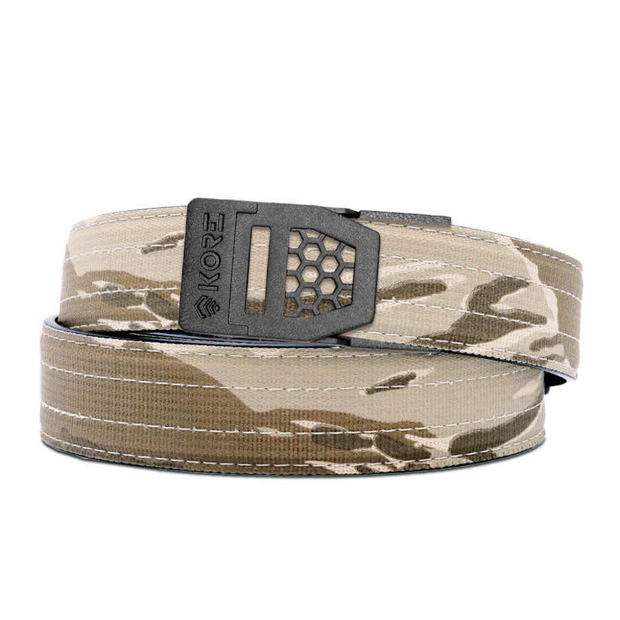 KORE Essentials Tactical Nylon Gun Belt 1.5" Desert Tiger Stripe