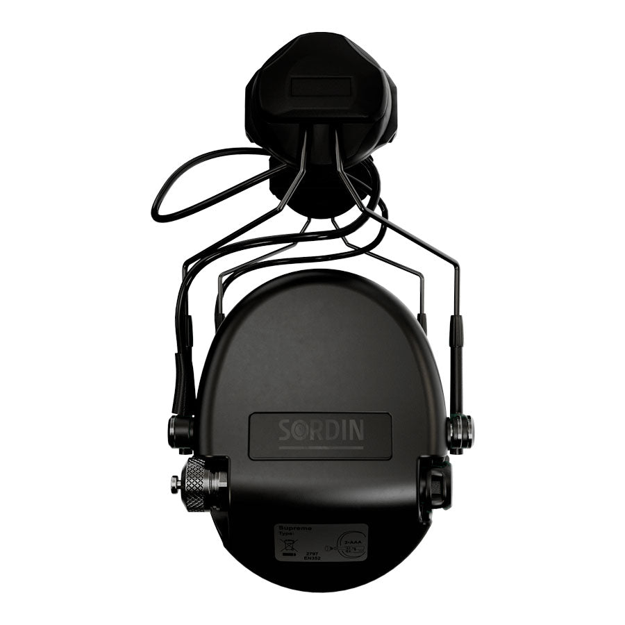 Sordin Supreme MIL AUX Arc Helmet Black