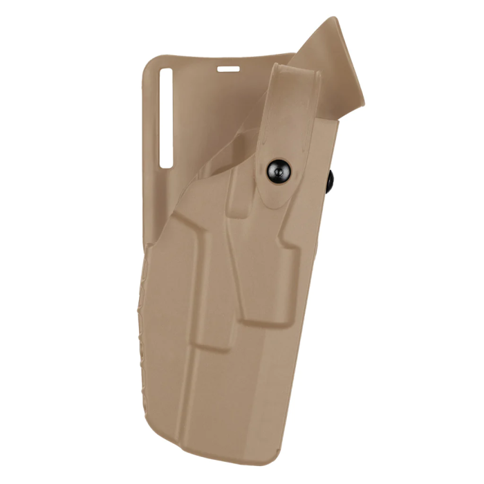 Safariland Model 7365 7TS ALS/SLS Low-Ride, Level III Retention Duty Holster for Glock 17 7365-835-551 Coyote Brown