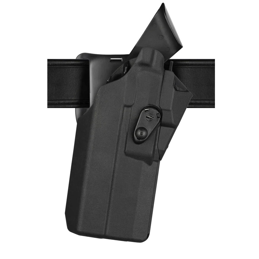 Safariland Model 7390RDS 7TS ALS Mid Ride Duty Holster for Glock 19 w/ Compact Light - Plain Right