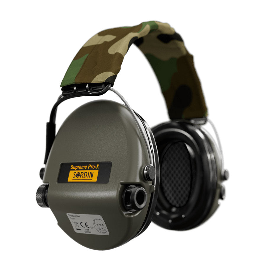 Sordin Supreme-Pro X Electronic Hearing Protection Distributed by Tactical Gear Australia Tactical Gear