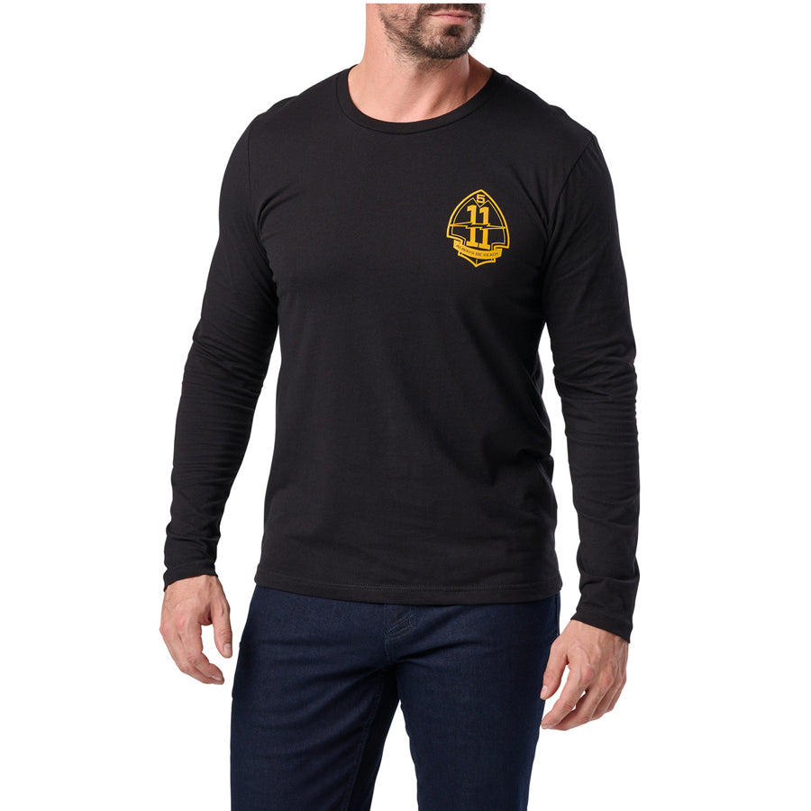 5.11 Tactical Battle Tested Long Sleeve Tee Black