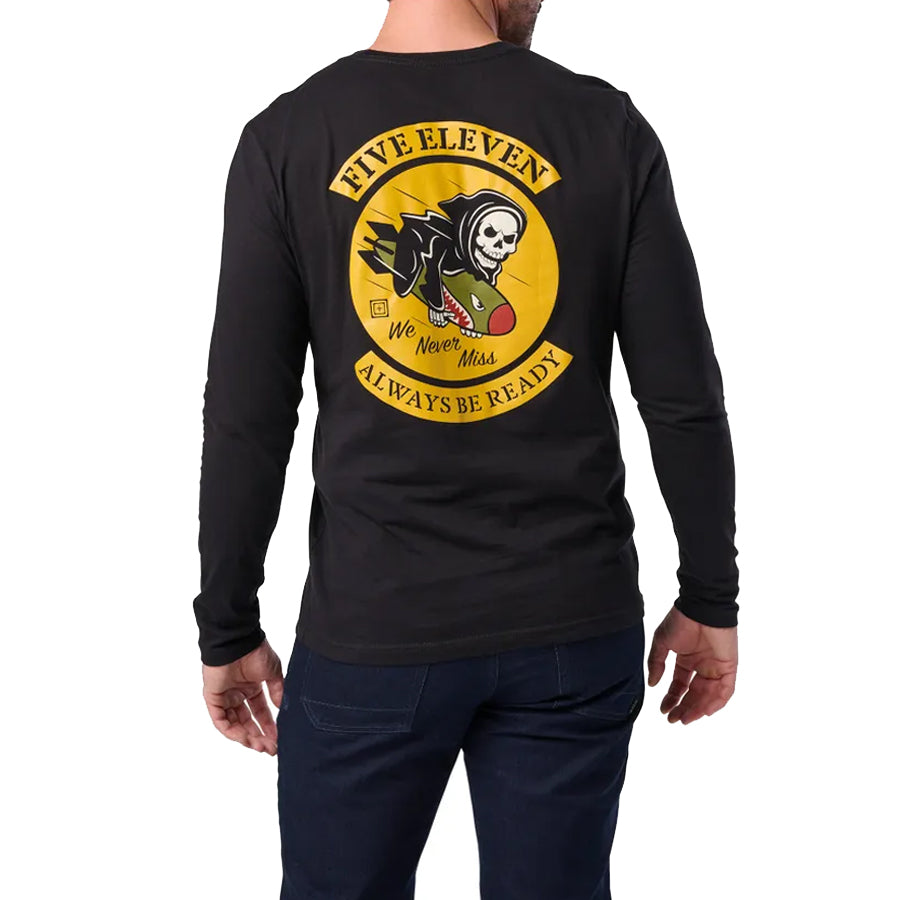 5.11 Tactical Battle Tested Long Sleeve Tee Black