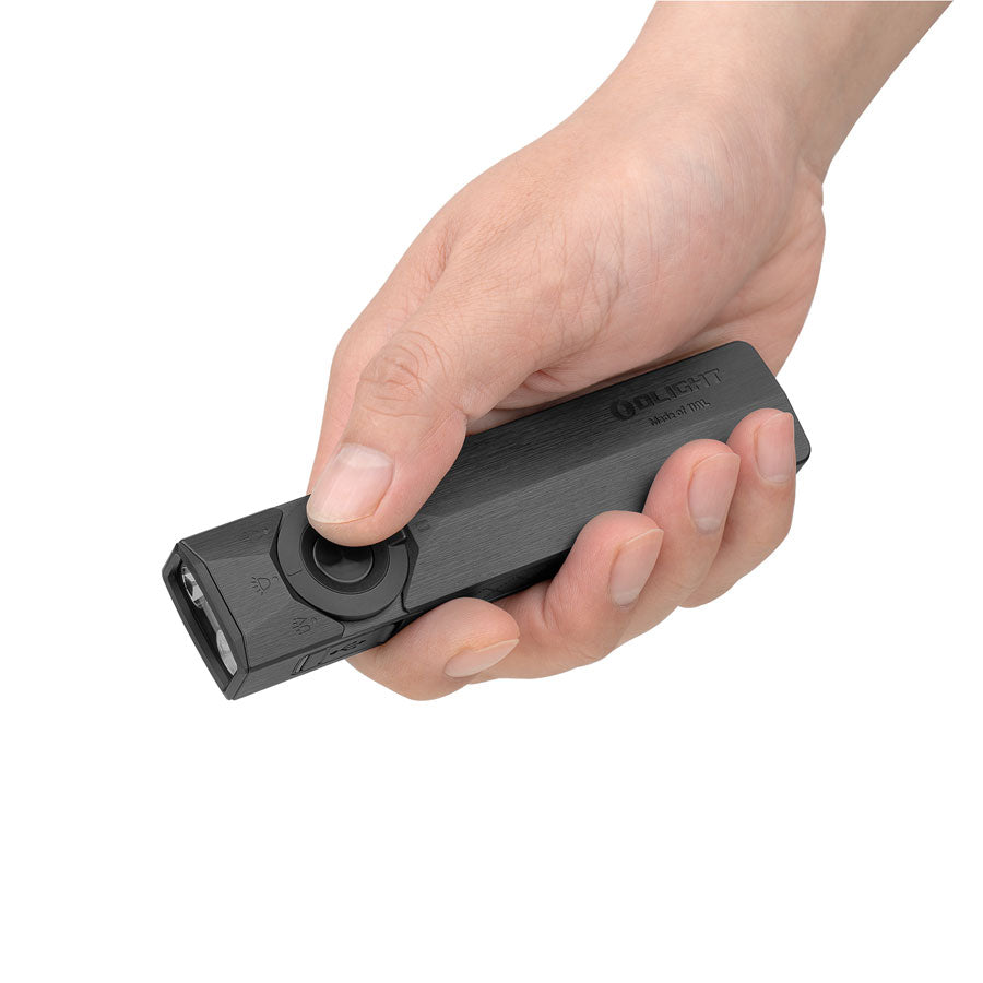 Olight ArkPro Ultra Flat Unibody EDC Torch with Multi-Light Sources Onyx Black