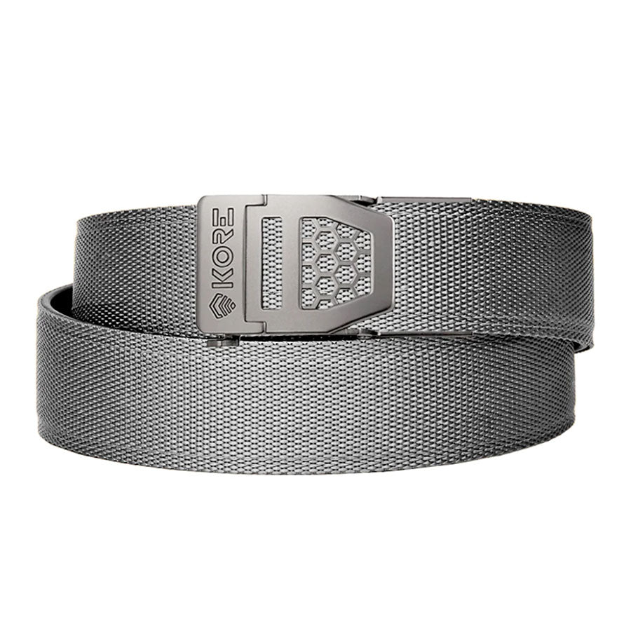 KORE Essentials Tactical Nylon Gun Belt 1.5" Gray