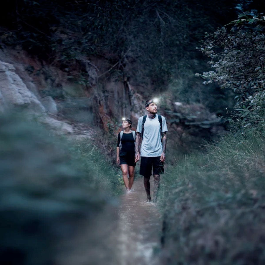 Ledlenser HF4R Signature 600 Lumens Rechargeable IP68 Flood &amp; Spot Beam RGB Headlamp Black