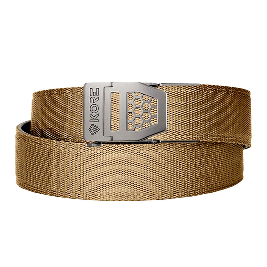 KORE Essentials Tactical Nylon Gun Belt 1.5" Coyote
