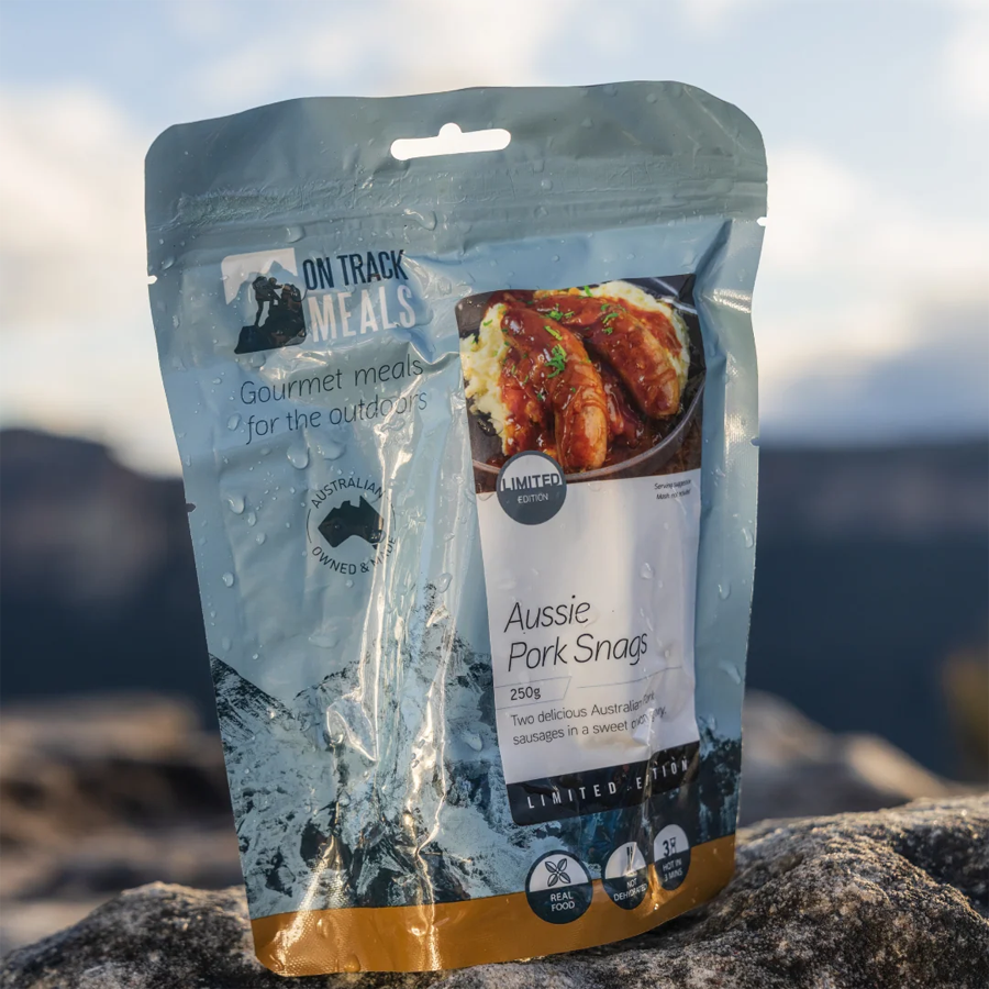 On Track Meals Aussie Pork Snags | Tactical Gear AU Tactical Gear