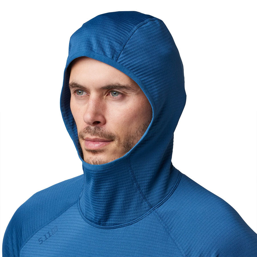 5.11 Tactical Stratos Long Sleeve Hoodie Ensign Blue