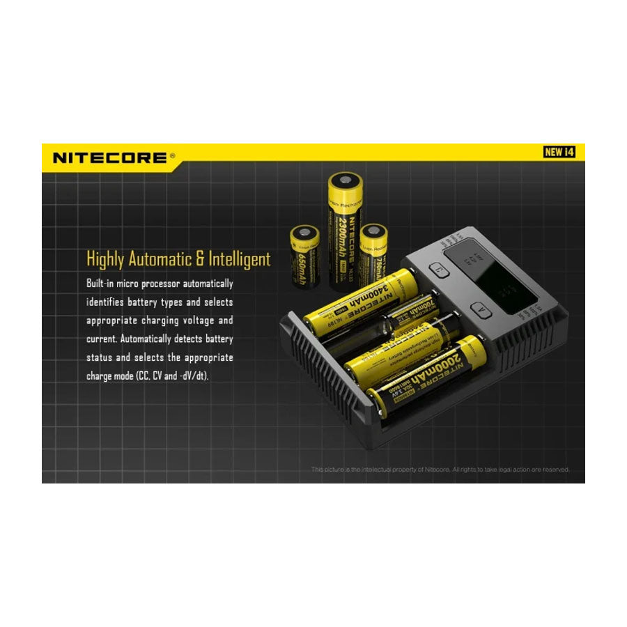 Nitecore Intellicharger i4 smart charger
