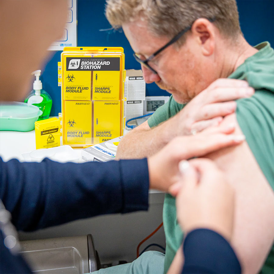 Warrior Medical FastAid Focus Emergency Biohazard Station