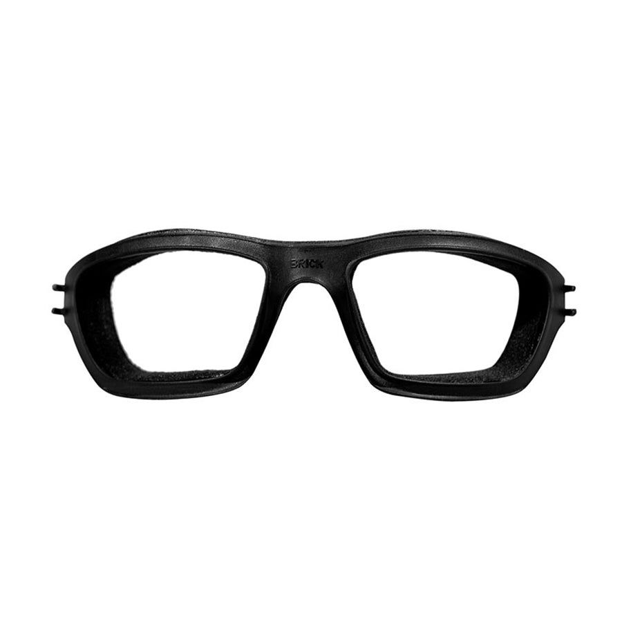 Wiley X Brick Sunglasses Clear Lens w/ Matte Black Frame