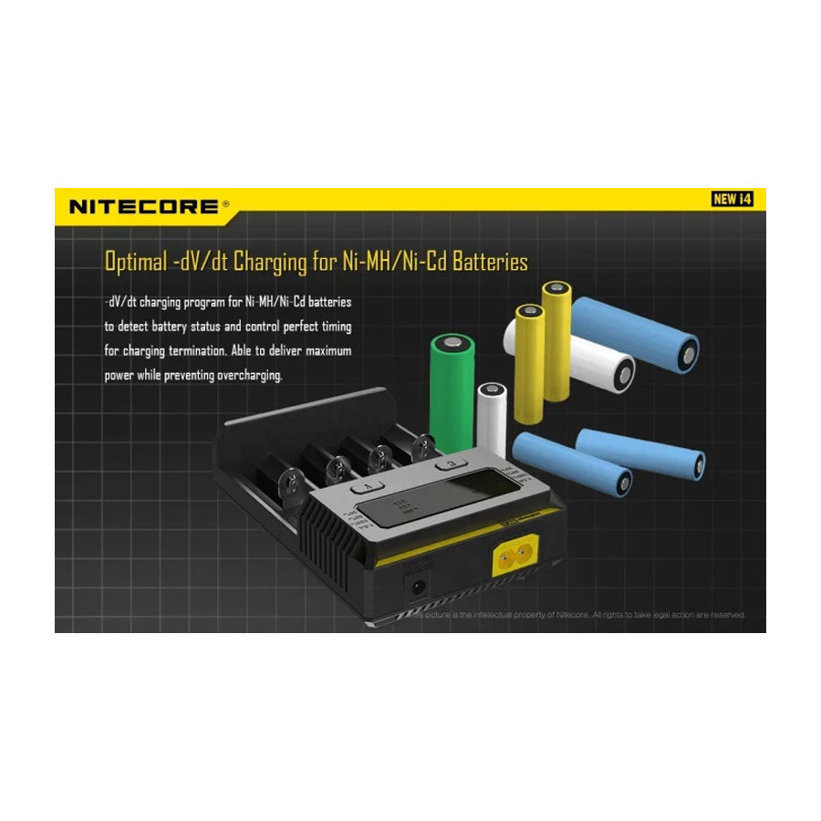 Nitecore Intellicharger i4 smart charger