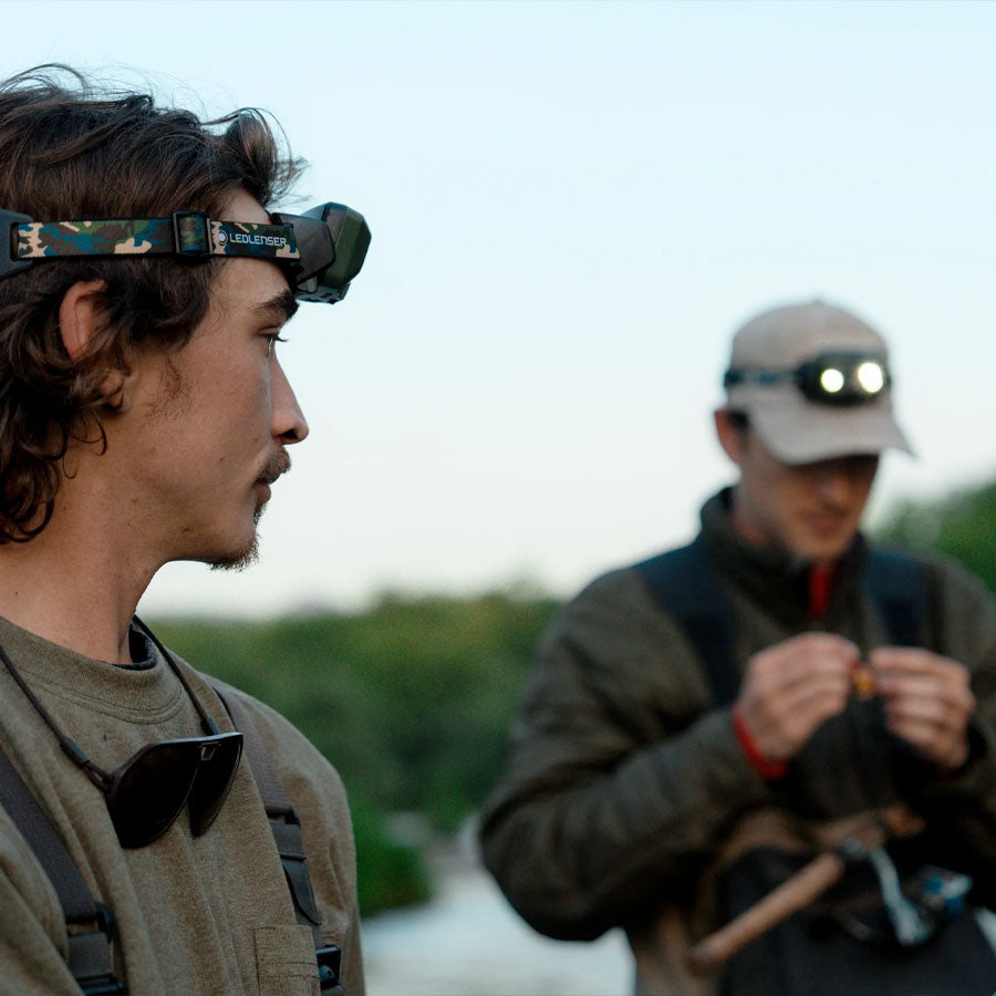 Ledlenser HF8R Core RGB 1600 Lumens Rechargeable IP68 Adaptive Light Beam Technology Headlamp Camo