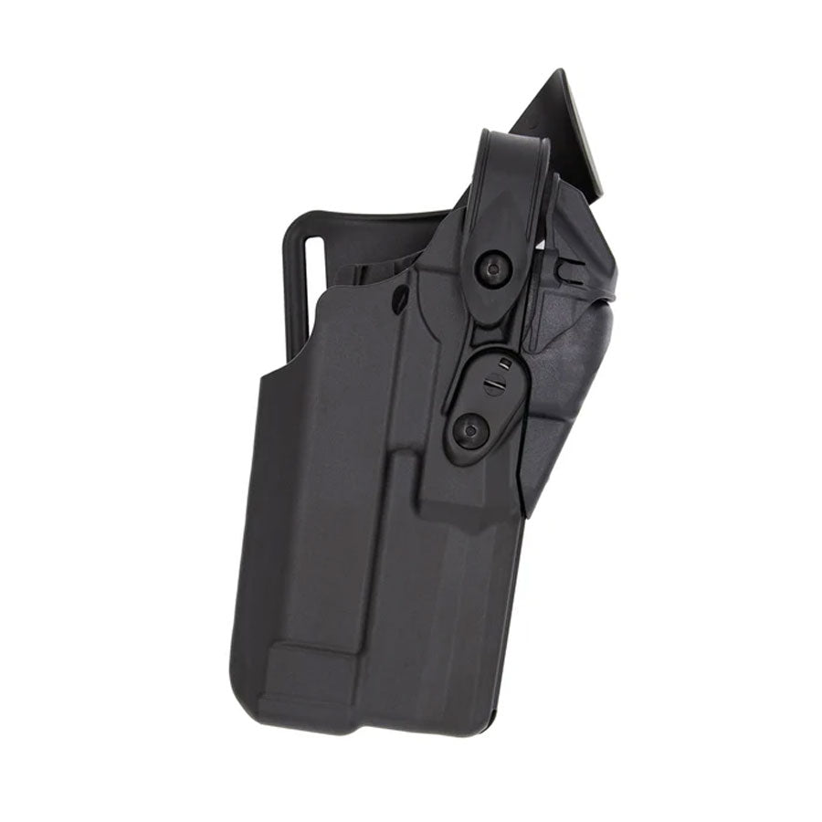 Safariland Model 7360RDS 7TS ALS/SLS Mid-Ride Duty Holster for Glock 17 MOS w/ Light - Left Hand