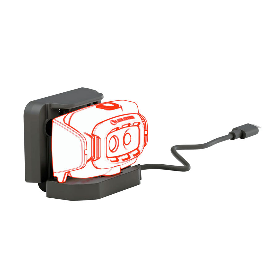 Ledlenser HF4R Signature 600 Lumens Rechargeable IP68 Flood &amp; Spot Beam RGB Headlamp Black