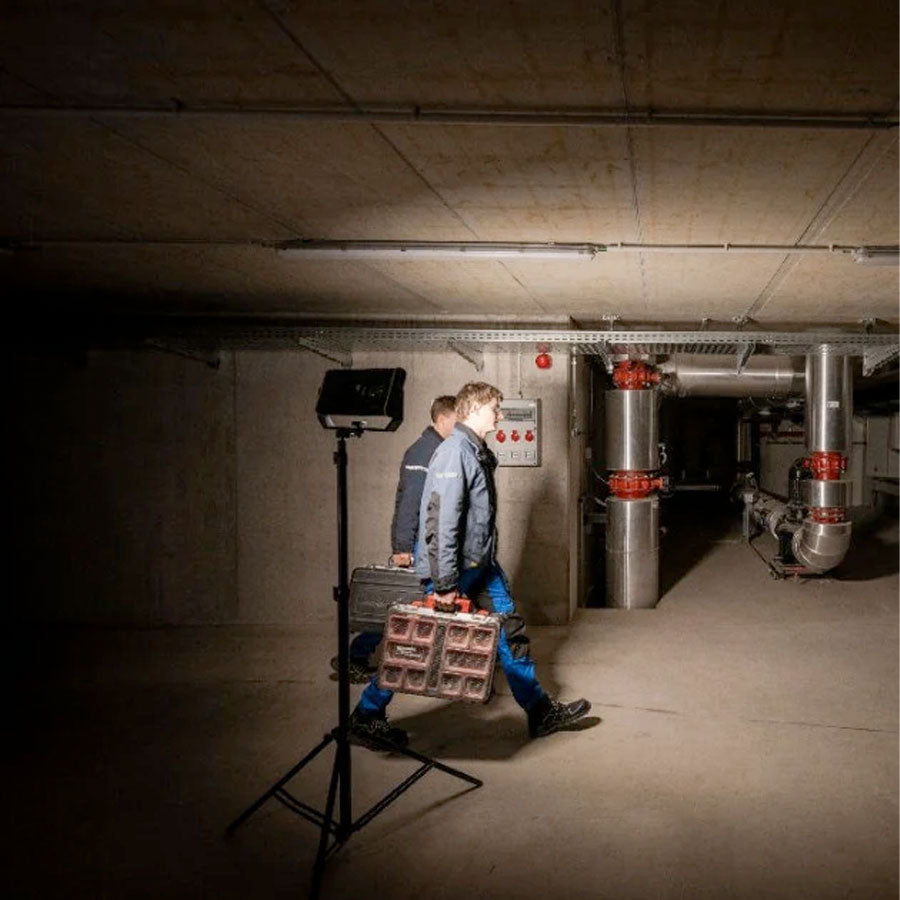 Ledlenser AF12C Work 8000 Lumens Mains Operated Floodlight IP67 Diffuser &amp; Tunable White Light