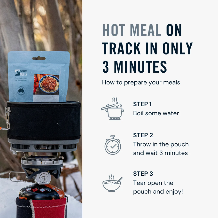 On Track Meals Aussie Pork Snags | Tactical Gear AU Tactical Gear