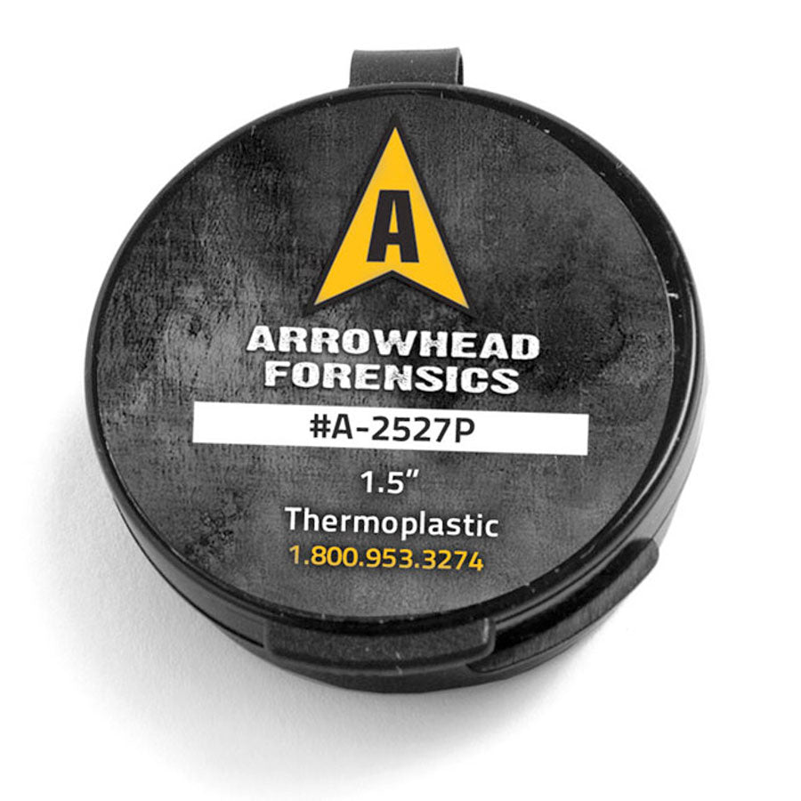 Arrowhead Forensics Round Fingerprint Pad - Thermoplastic - 1 1/2&quot; (1,200 Prints)