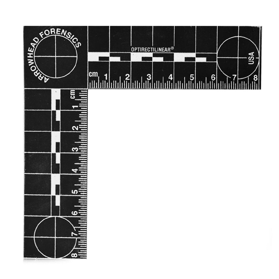 Arrowhead Forensics ABFO No.2  Photomacrographic Scale - Black