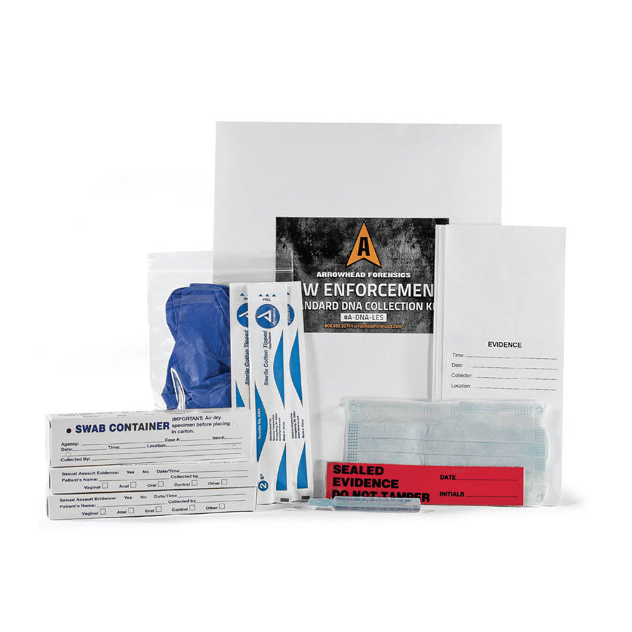 Arrowhead Forensics Law Enforcement Standard DNA Collection Kit 10 Kits