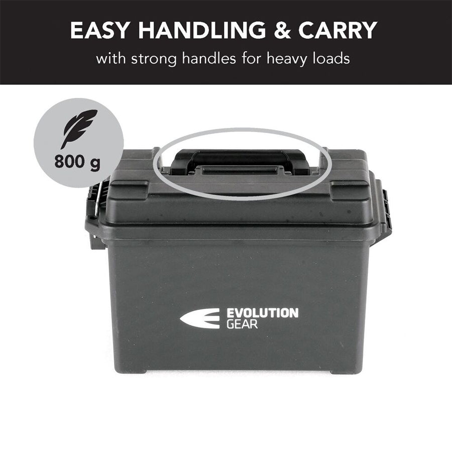 Evolution Gear Medium Ammunition Case Weatherproof Ammo Box / Dry Box