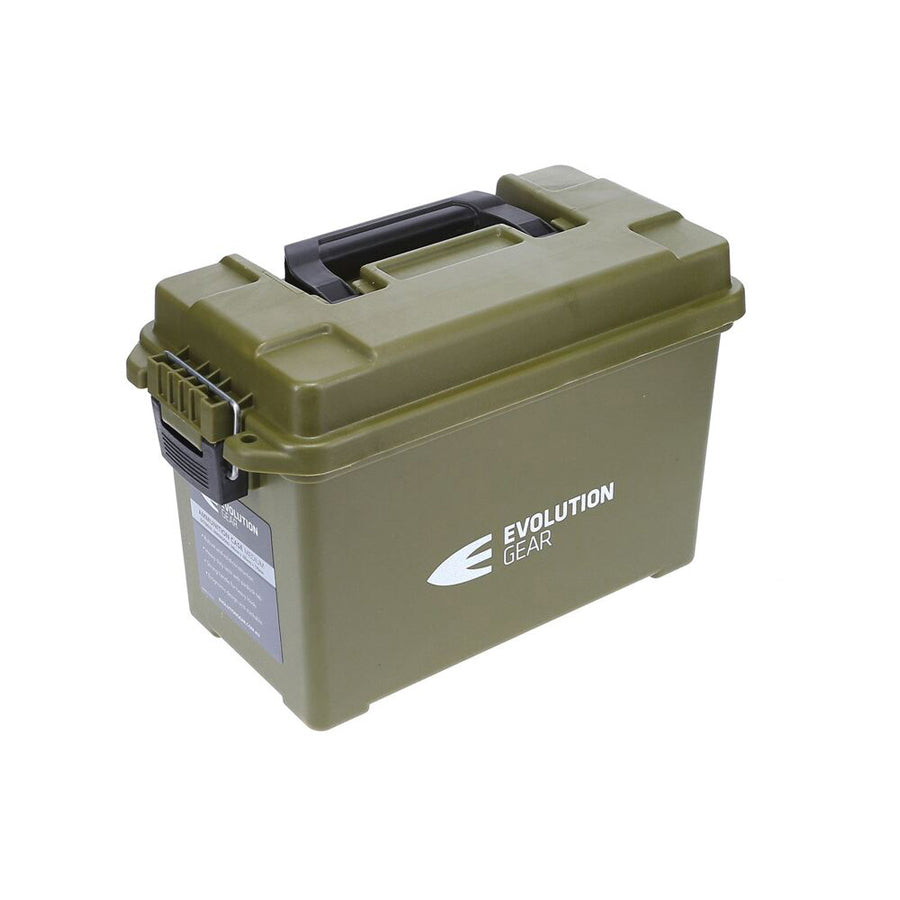Evolution Gear Medium Ammunition Case Weatherproof Ammo Box / Dry Box