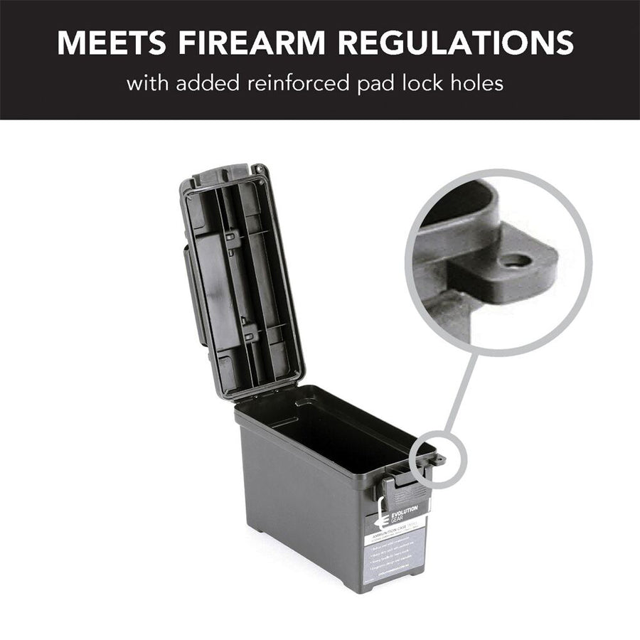 Evolution Gear Small Ammunition Box Weatherproof Ammo Case / Dry Box