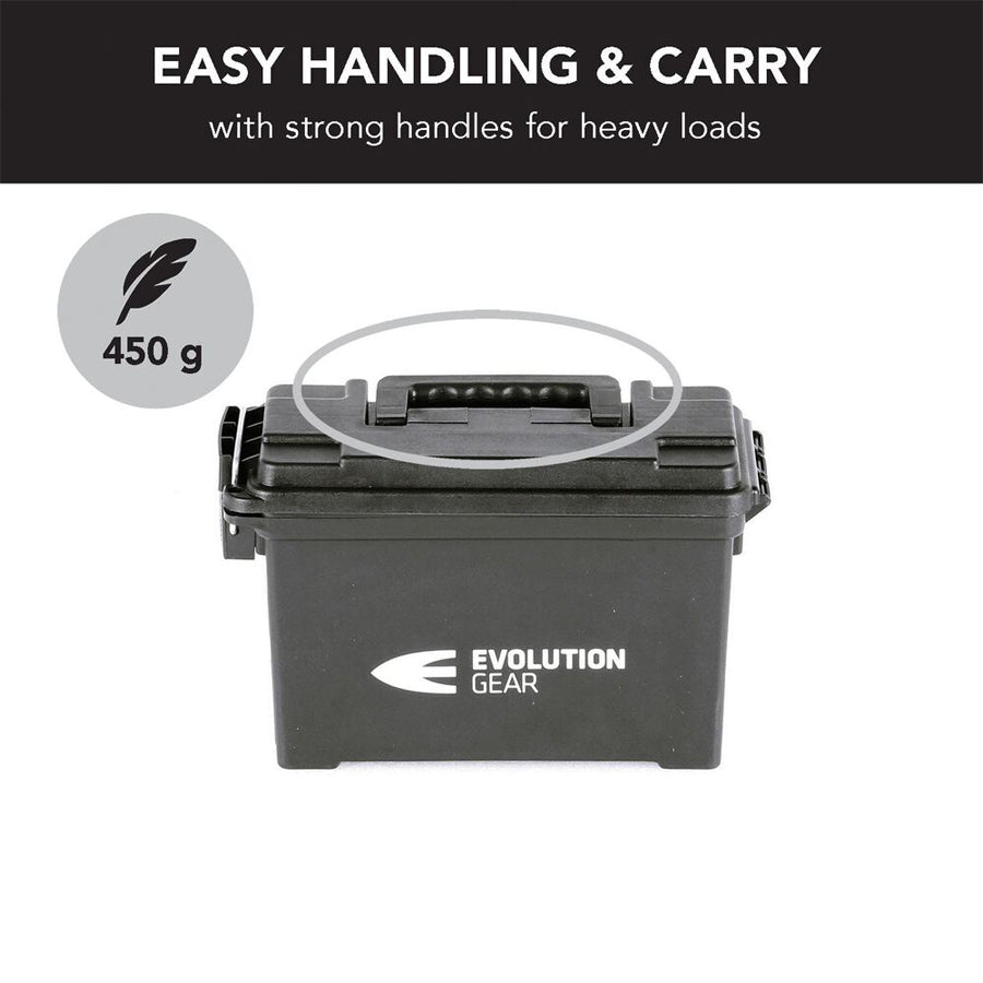 Evolution Gear Small Ammunition Box Weatherproof Ammo Case / Dry Box
