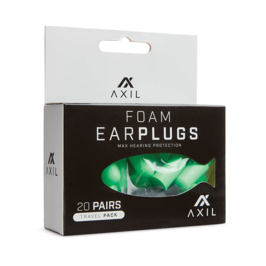 Axil Foam Ear Plugs 20 Pair Travel Pack Tactical Gear Australia Supplier Distributor Dealer