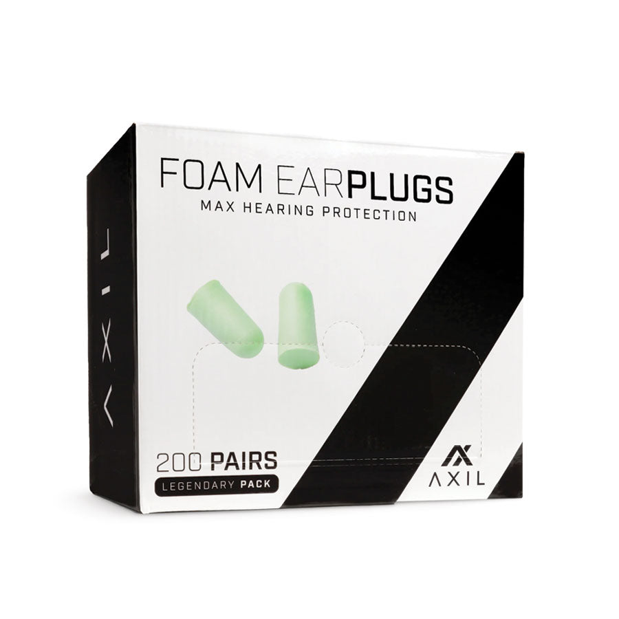 Axil Foam Ear Plugs 200 Pair Box Tactical Gear Australia Supplier Distributor Dealer