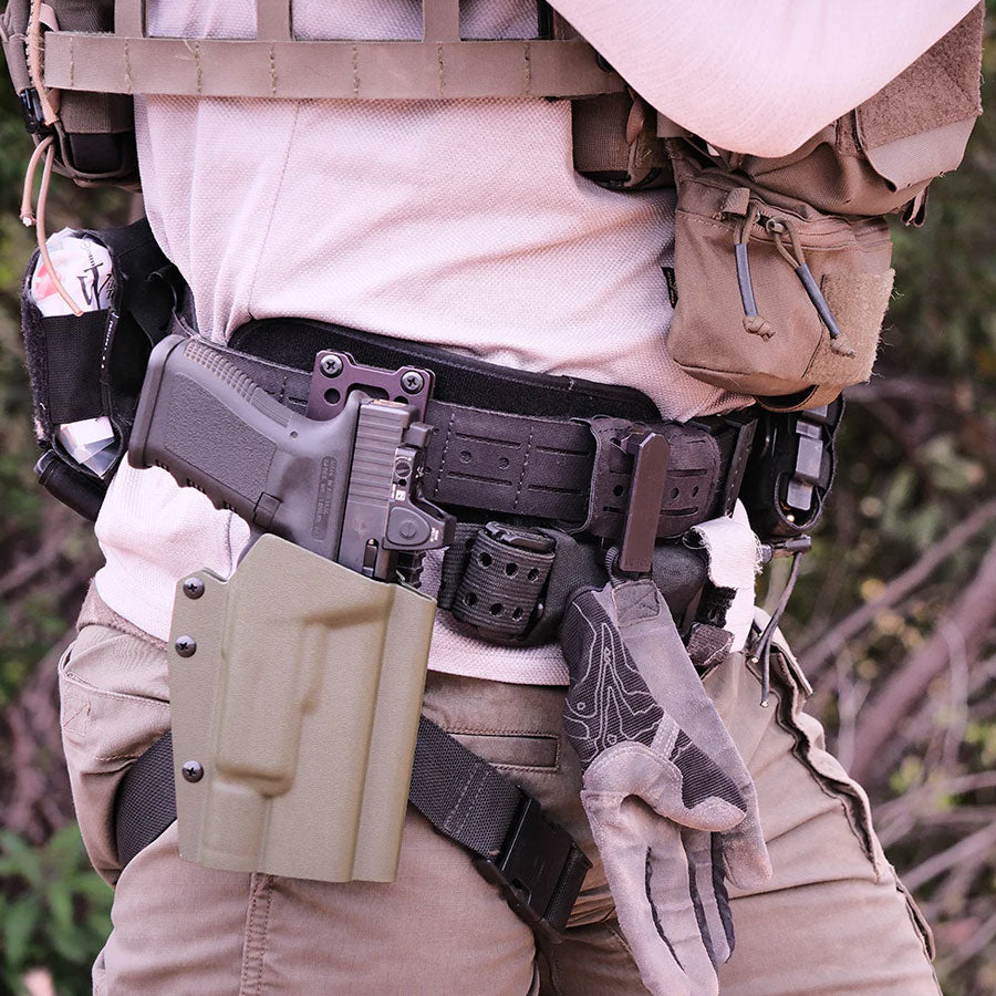 KORE Essentials Laser Cut Molle Battle Belt with B1 Buckle Complete Kit