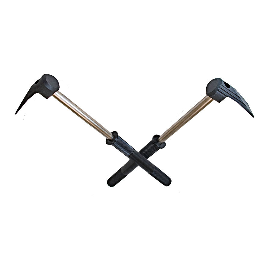 Bushido Tactical Collapsible Breaching Tool Pry Bar - Scalloped Head