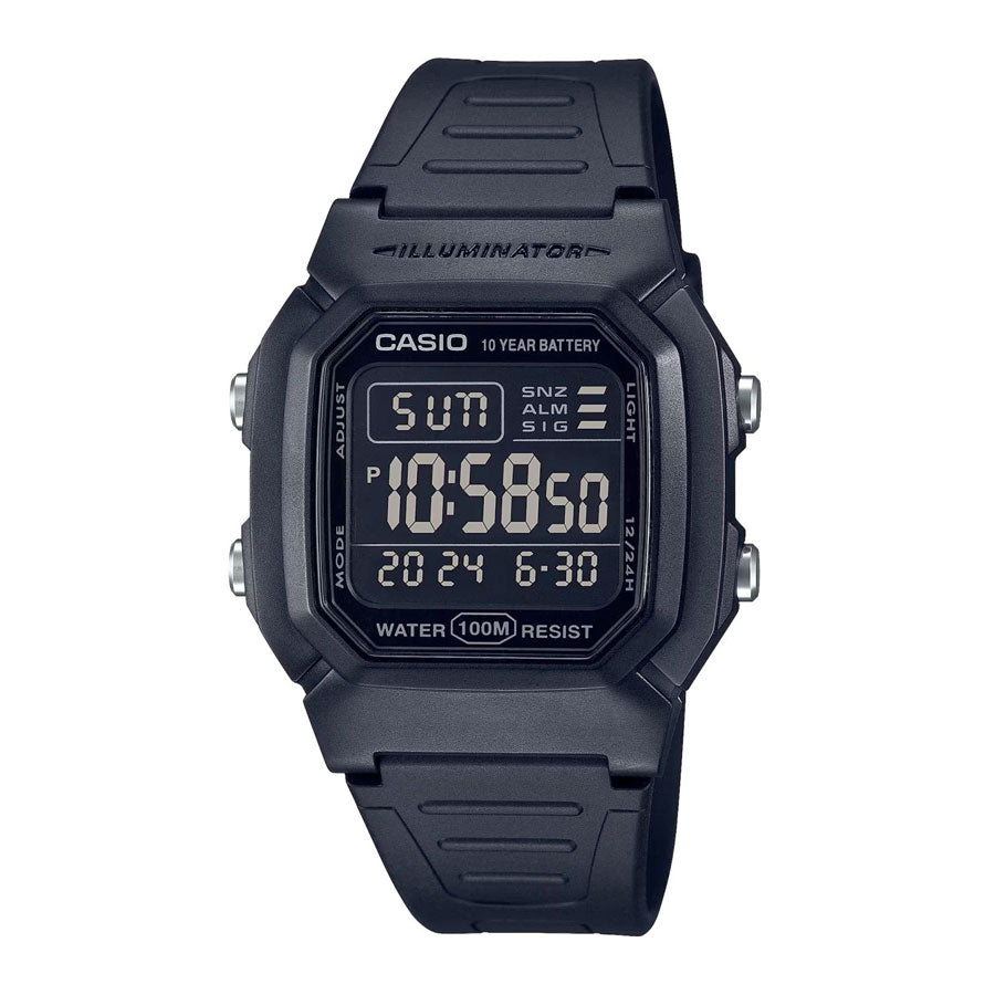 Casio W800H-1BV Classic Digital Watch with Blackout Dial, Dual Time and 5 Alarms Tactical Gear Australia Supplier Distributor Dealer