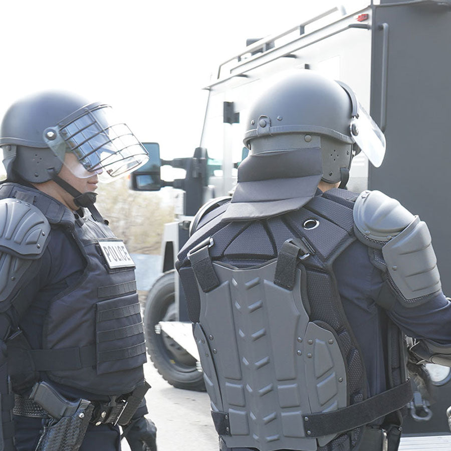 Damascus Protective Gear Riot Control Helmet w/ Steel Grid